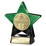Superstar Maths Award Green & Black
