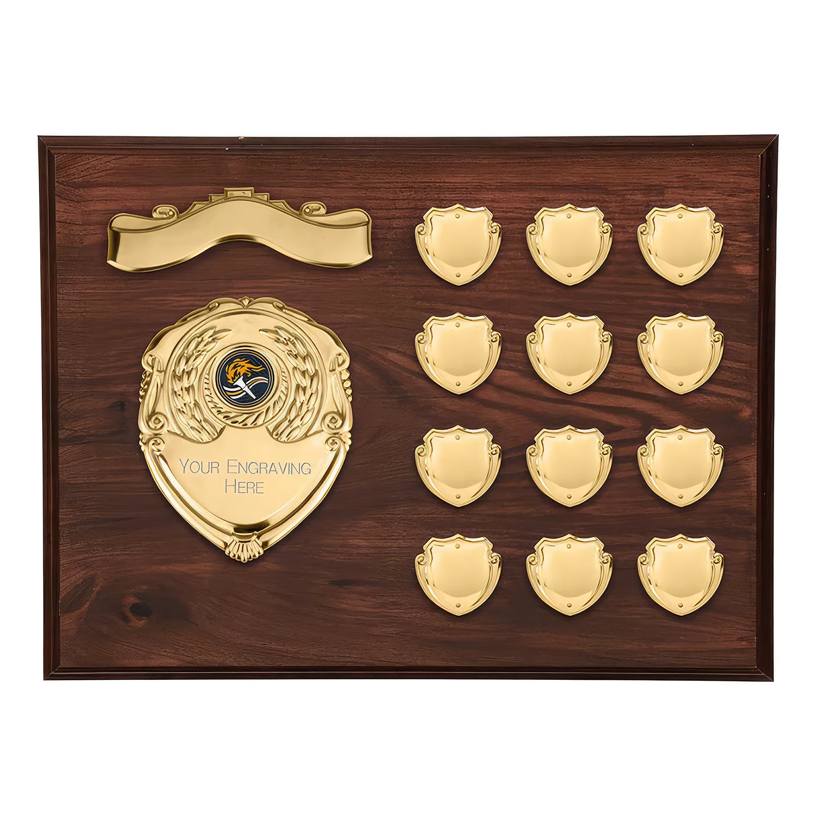 PS24620A Principal Mahogany Annual Plaque Award 230x305mm - Image 1