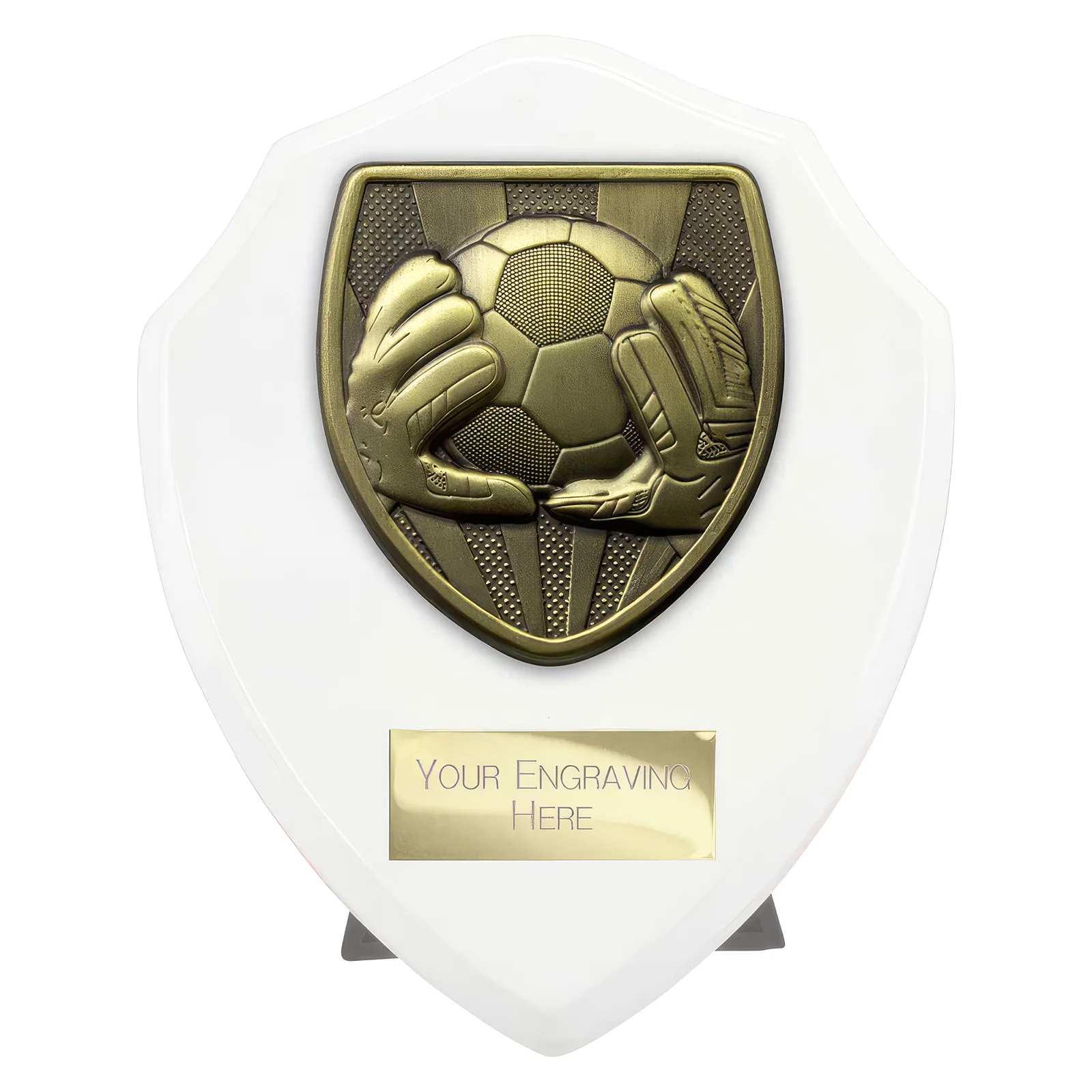 PT24202 Cobra Shield Football Goal Keeper Award Arctic White - Image 1