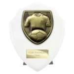 Cobra Shield Football Shirt & Ball Award Arctic White
