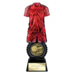 Intensity Football Player of Year Award Red & Carbon Black 260mm