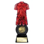 Intensity Football Thank You Coach Award Red & Carbon Black 260mm