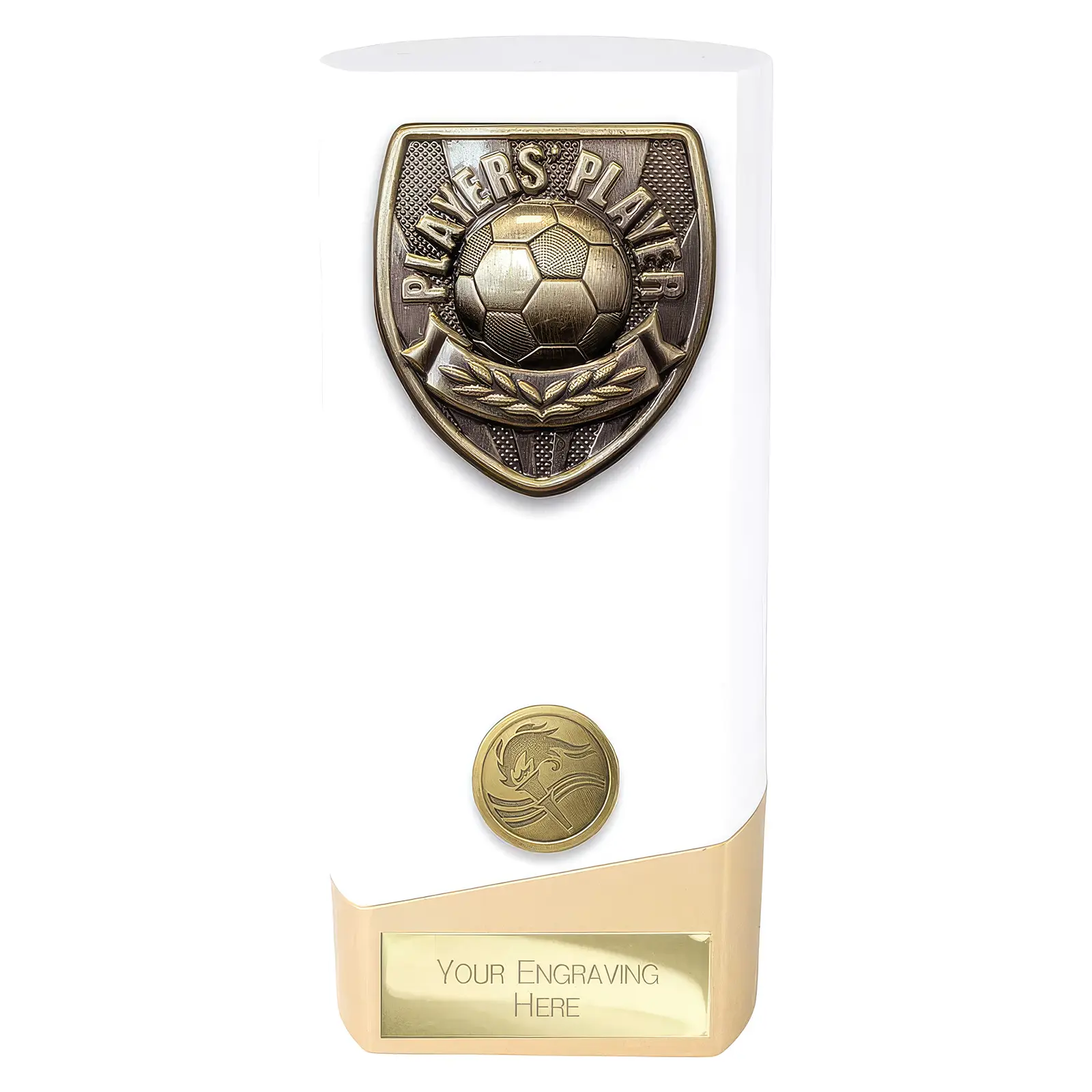 PW25110 Prime Cobra Players Player Award White & Gold - Image 1