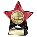 Superstar Parents Player Award Red & Black