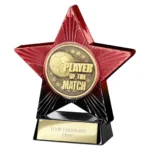 Superstar Player of Match Award Red & Black