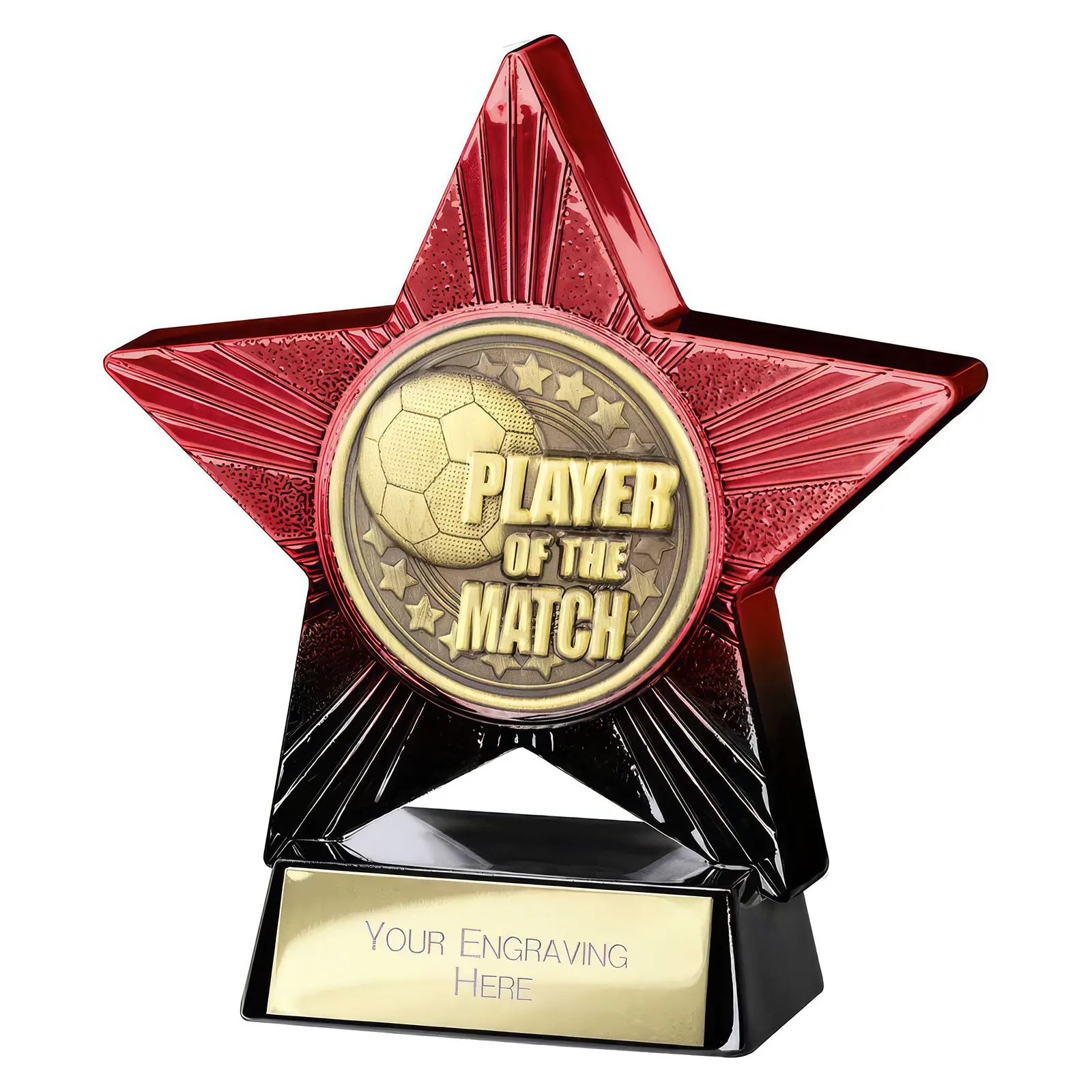 PX25055 Superstar Player of Match Award Red & Black - Image 1