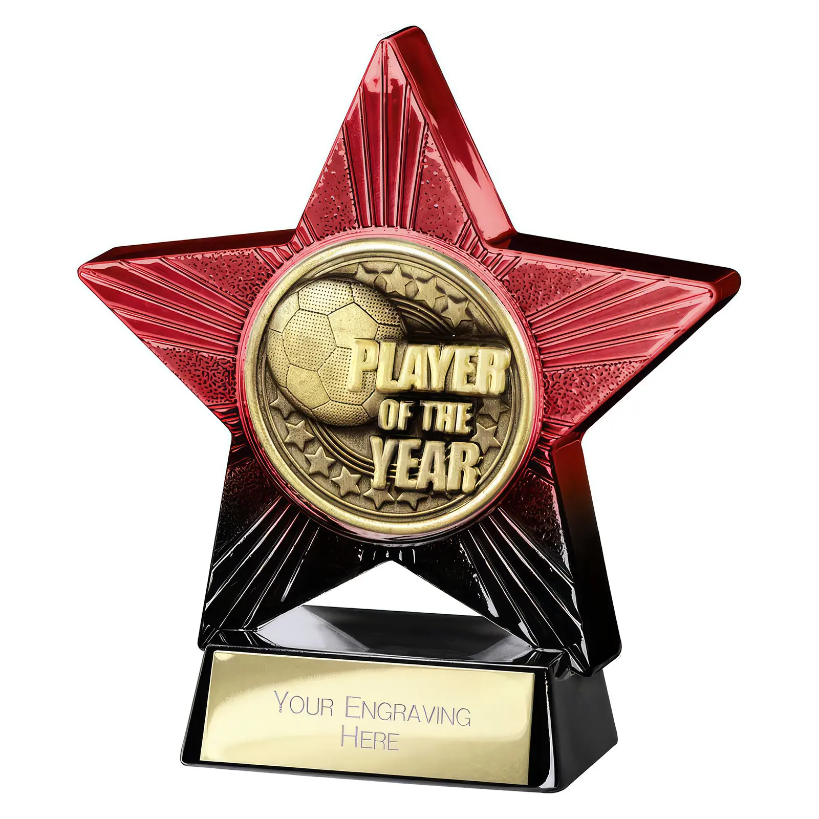 PX25057 Superstar Player of Year Award Red & Black - Image 1