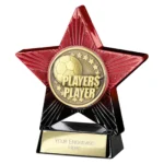 Superstar Players Player Award Red & Black
