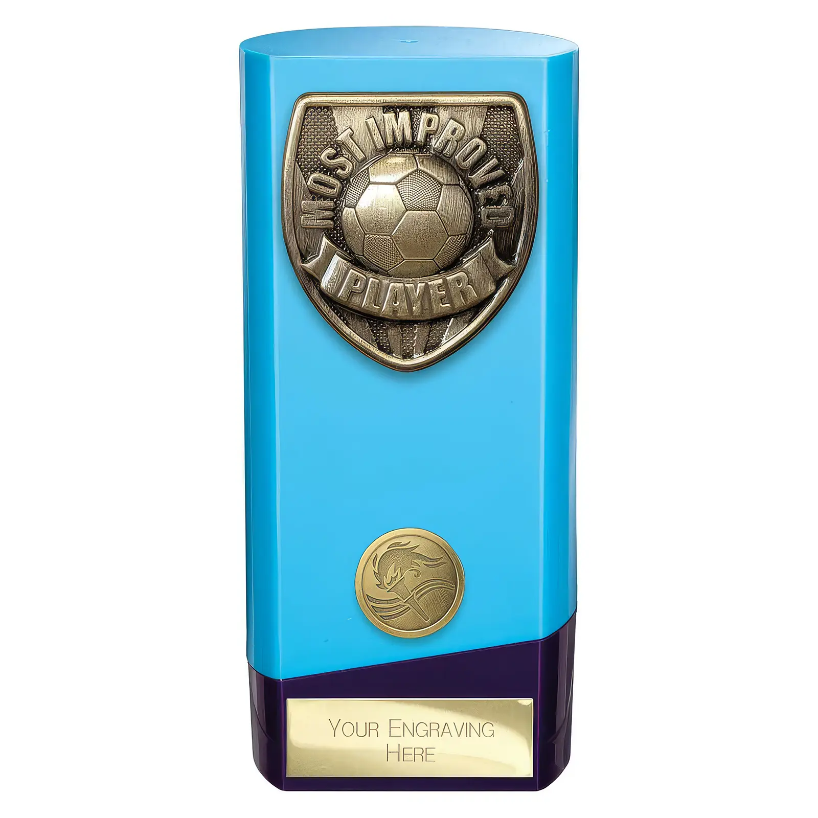 PX25107 Prime Cobra Most Improved Player Award Blue & Purple - Image 1