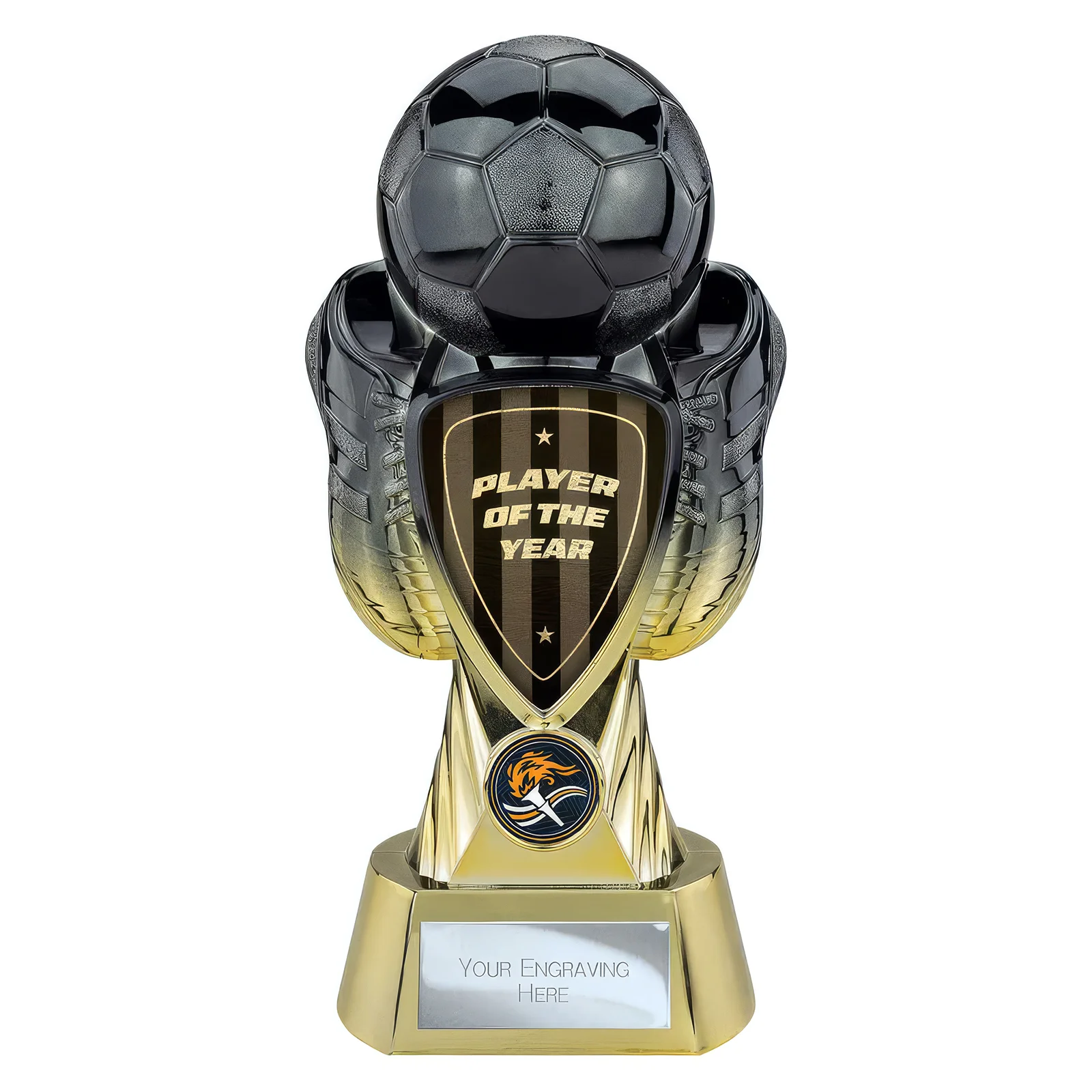 PX26118 Tournament Heavyweight Player of Year Carbon Black & Gold - Image 1