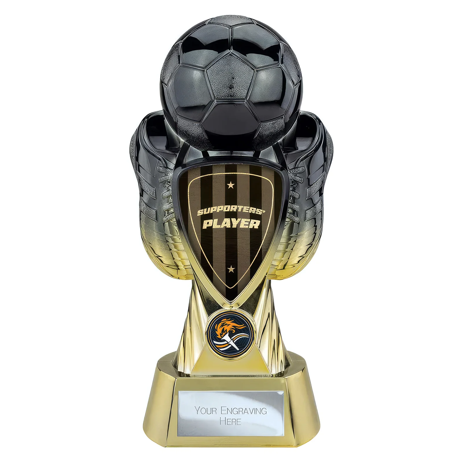 PX26126 Tournament Heavyweight Supporter Player Carbon Black & Gold - Image 1