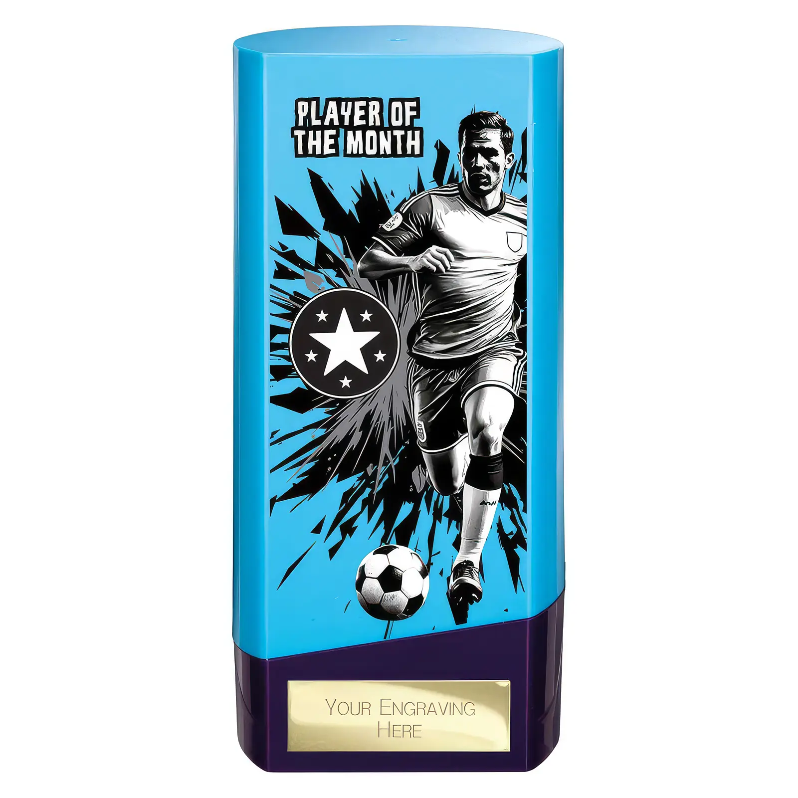 PX26137 Prime Heavyweight Player of the Month Blue & Purple - Image 1