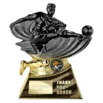 Power Strike Football Thank You coach Carbon Black & Gold