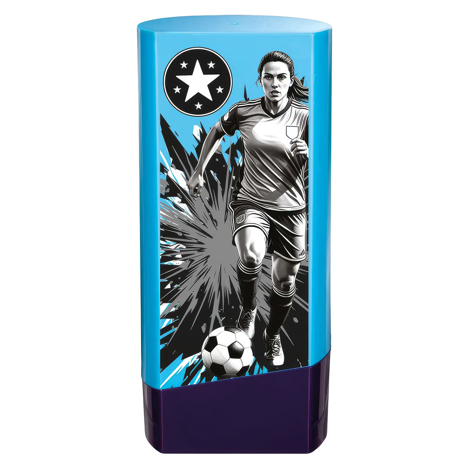 PX26237 Prime Heavyweight Ladies Football Blue & Purple - Image 1