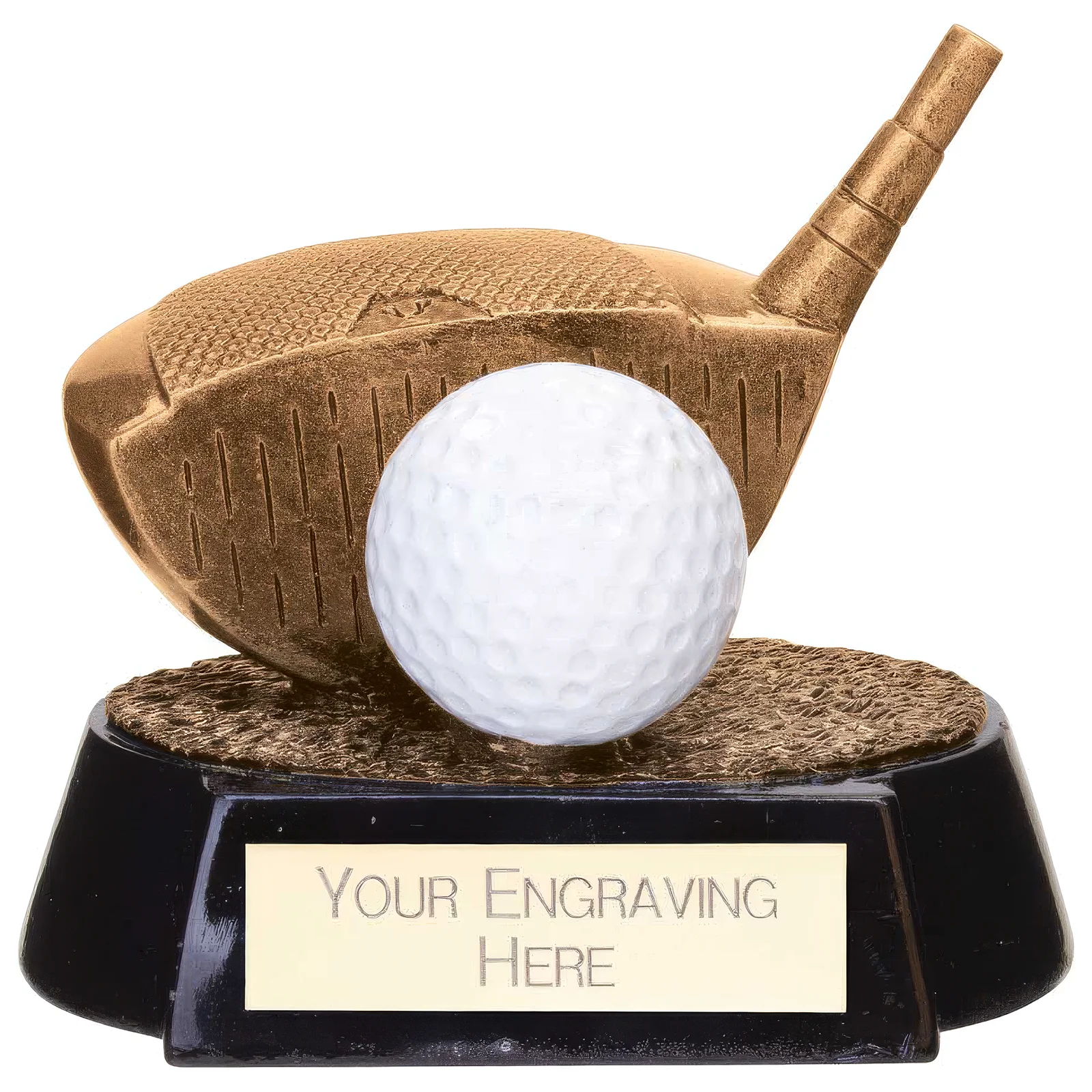 RF23030A Fairway Golf Driver Award Antique Gold 100mm - Image 1