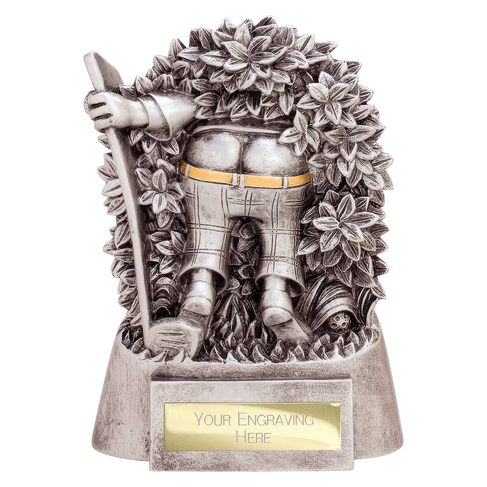 RF23041A Goof Balls Golf Lost Balls Award Silver 145mm - Image 1