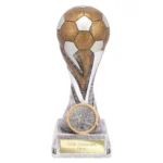 Tempest Football Award Antique Silver & Gold