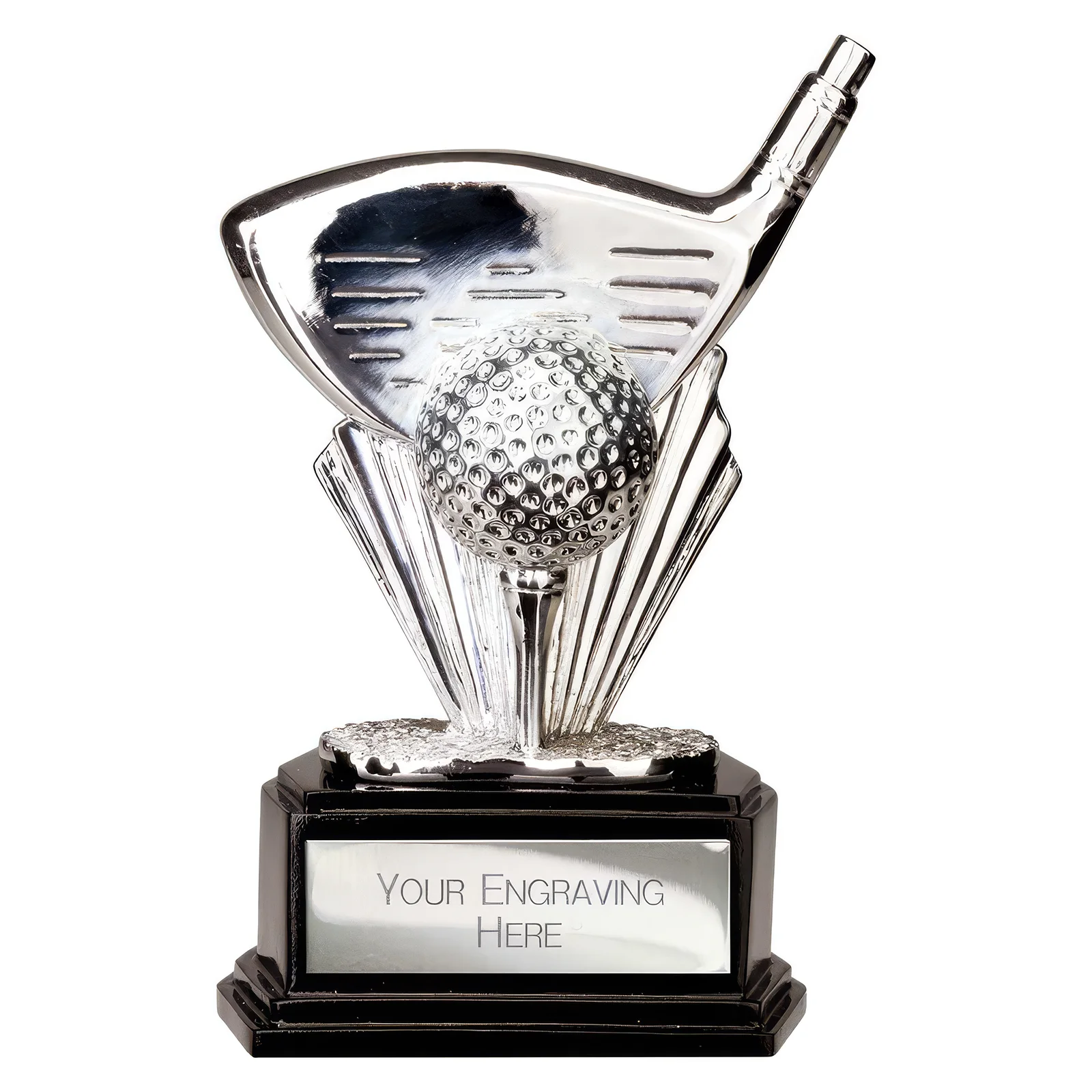 RF25196A Belfry Golf Driver Resin Award Silver 150mm - Image 1