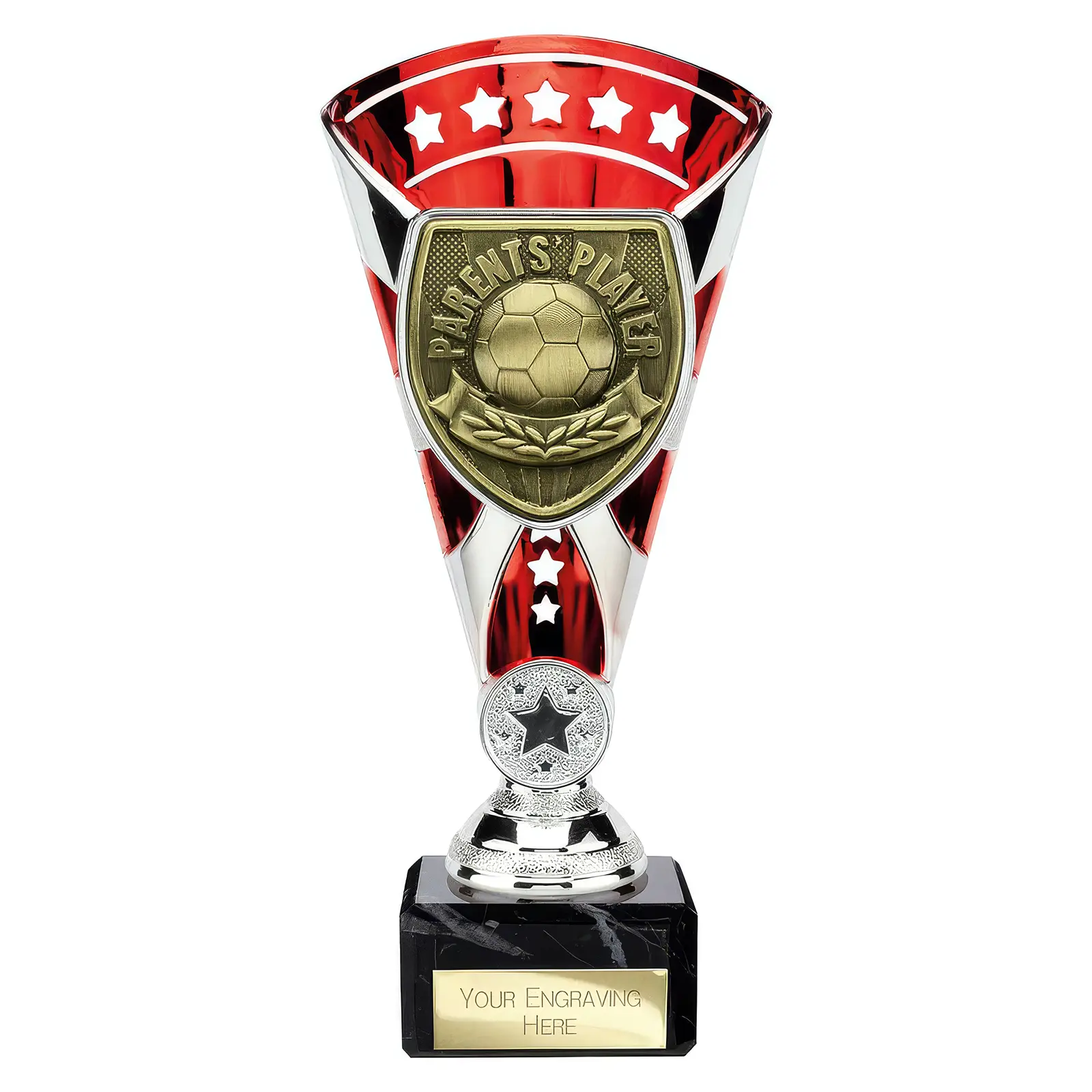 TD25108 Cobra Star Cup Parents Player Silver & Red - Image 1