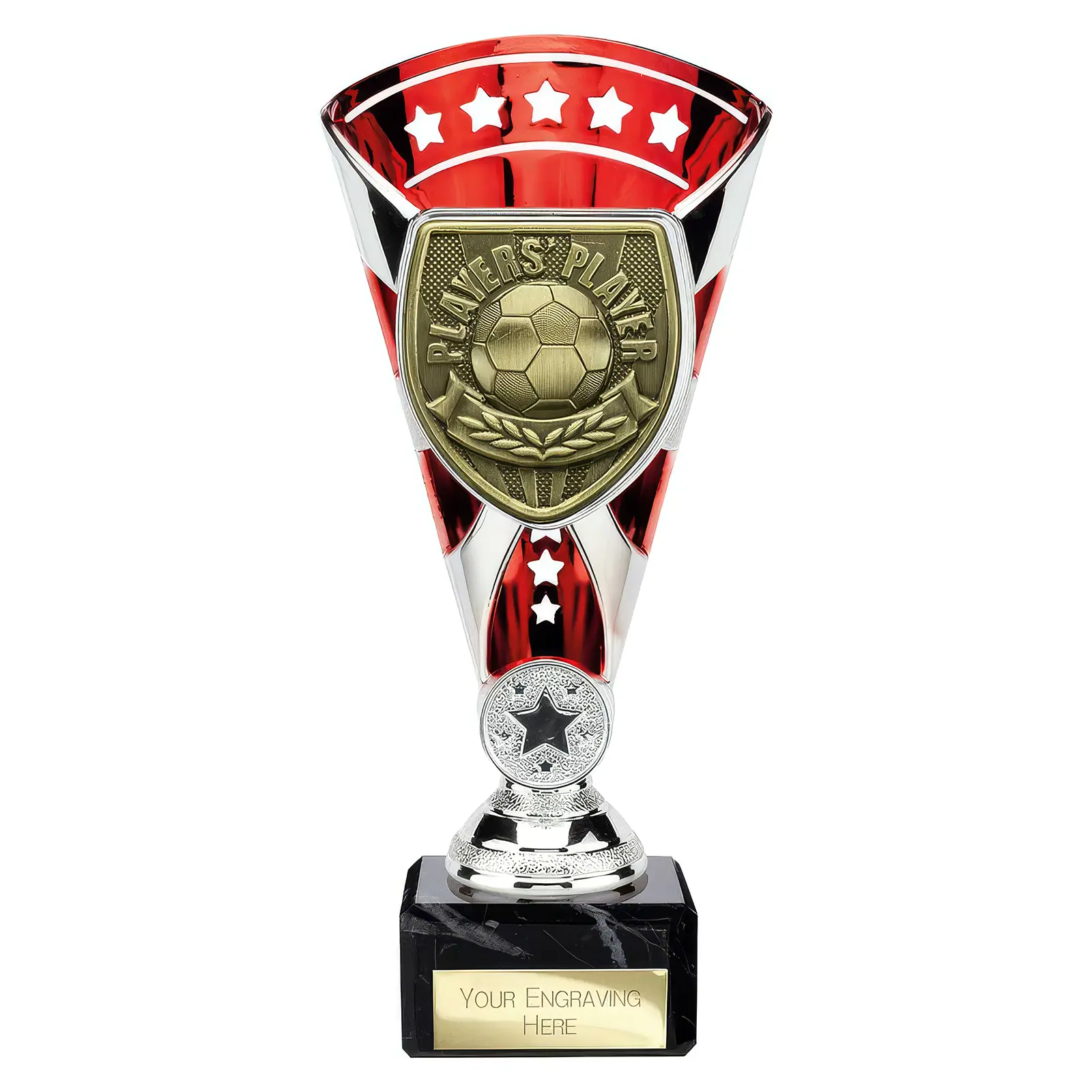 TD25110 Cobra Star Cup Players Player Silver & Red - Image 1