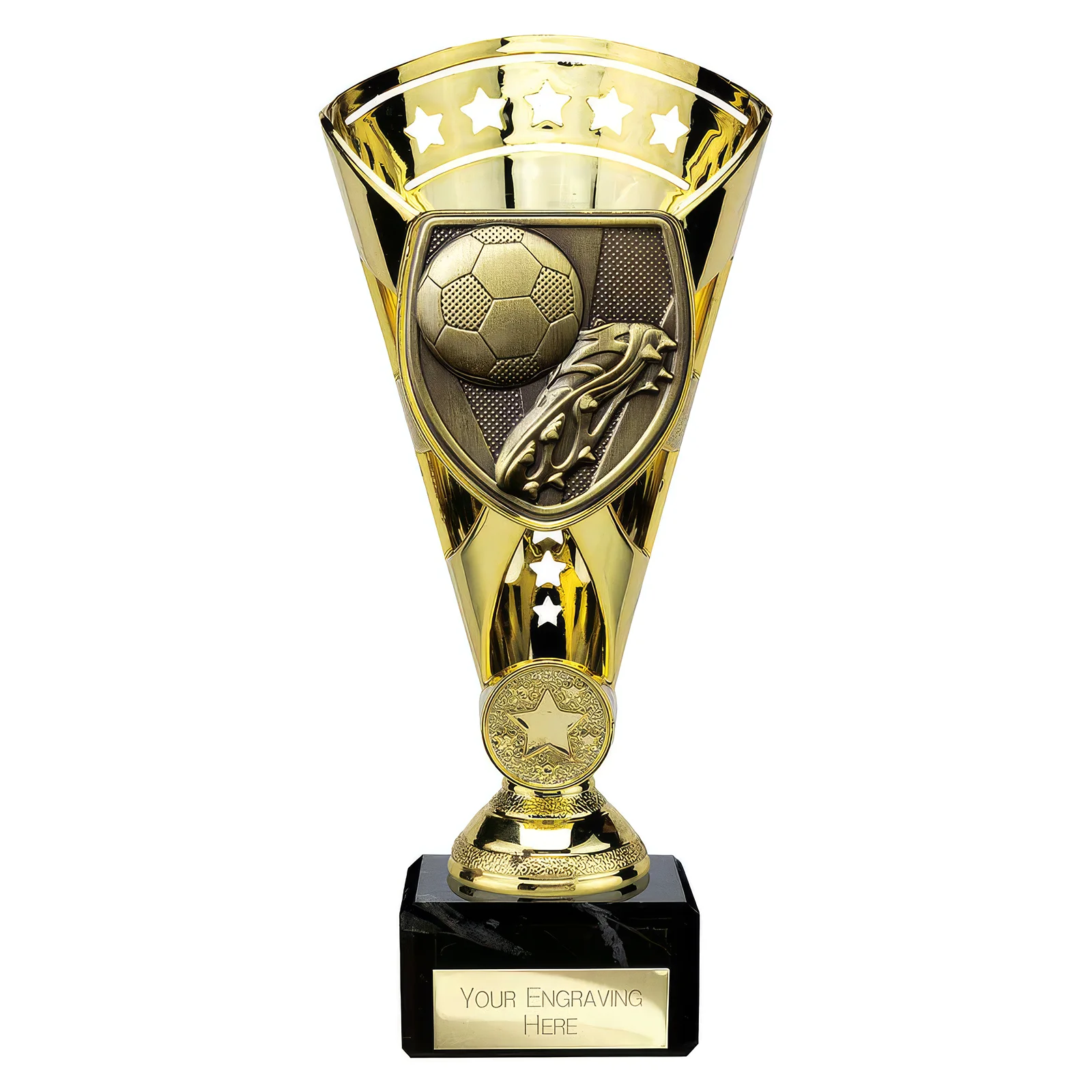 TG24195 Cobra Star Cup Football Boot & Ball Gold - Image 1