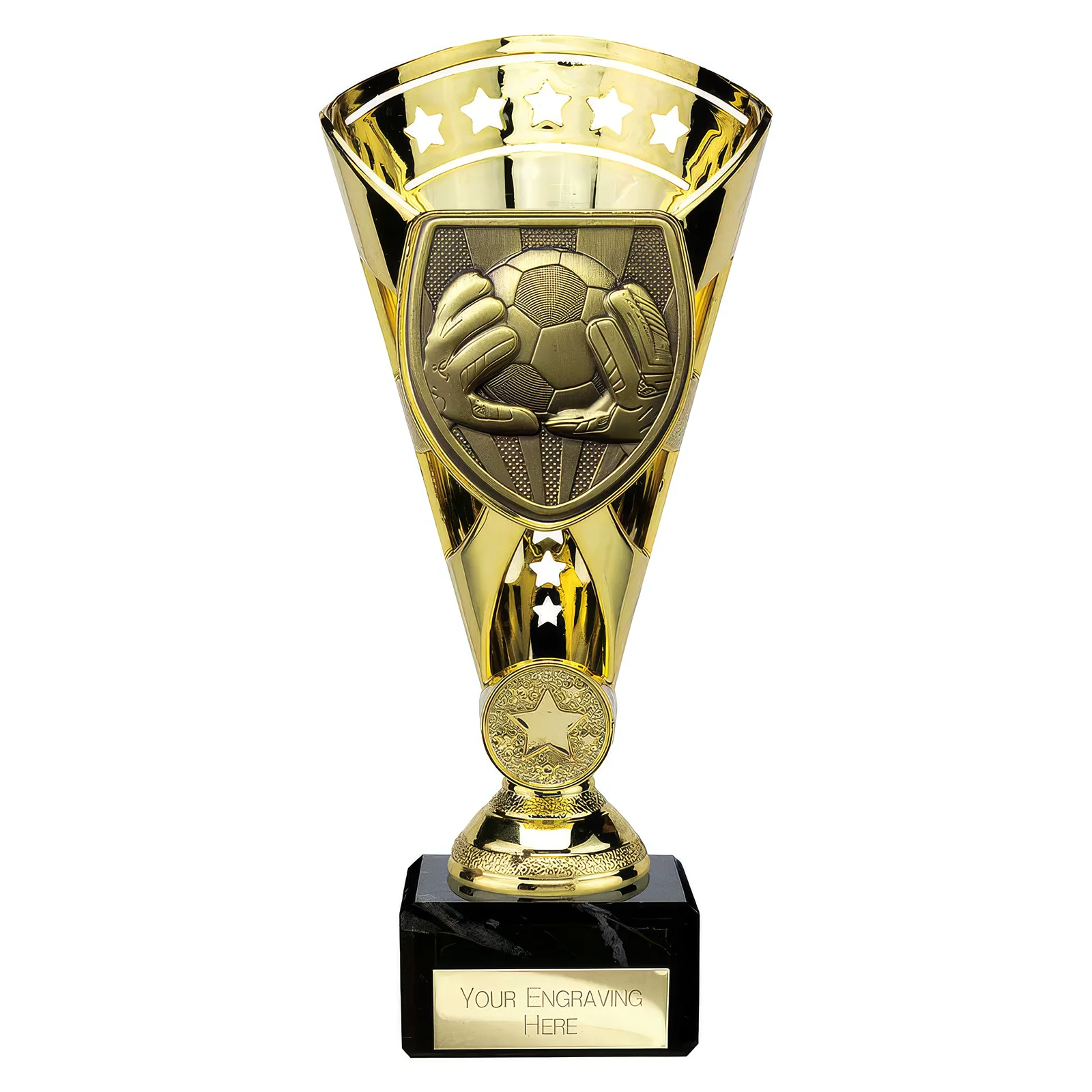 TG24202 Cobra Star Cup Football Goal Keeper Gold - Image 1