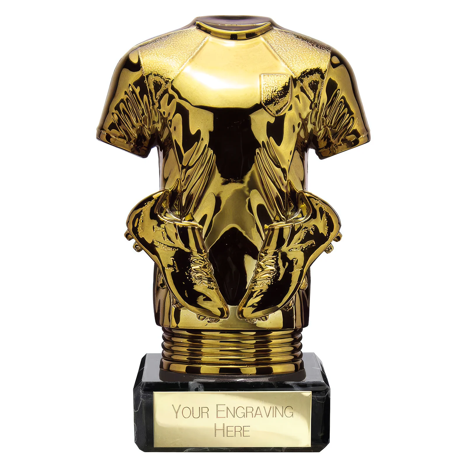 TH24061 Fusion Viper Legend Football Shirt Black & Gold - Image 1