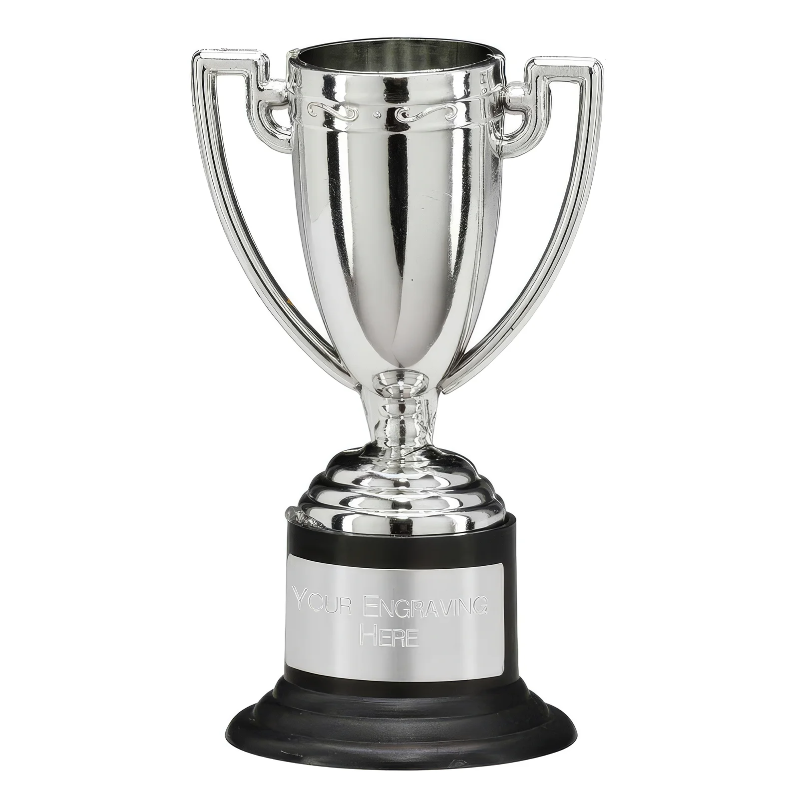 TR16246A Goliath Plastic Cup Silver 100mm - Image 1