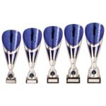 Rising Stars Deluxe Plastic Lazer Cup Silver & Blue