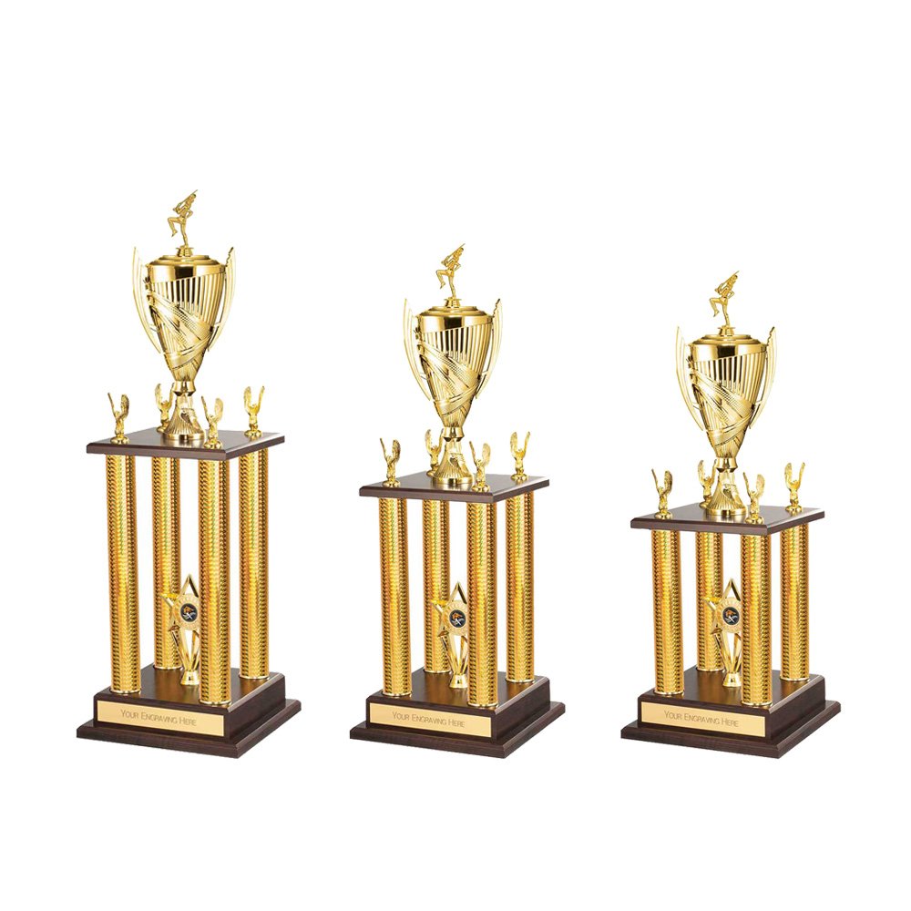 TR22519.jpg Goliath Quad Tower Trophy - Image 1