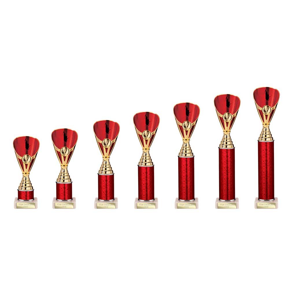 TR23564.jpg Rising Stars Plastic Trophy Red - Image 1