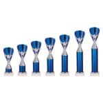 Rising Stars Plastic Trophy Blue