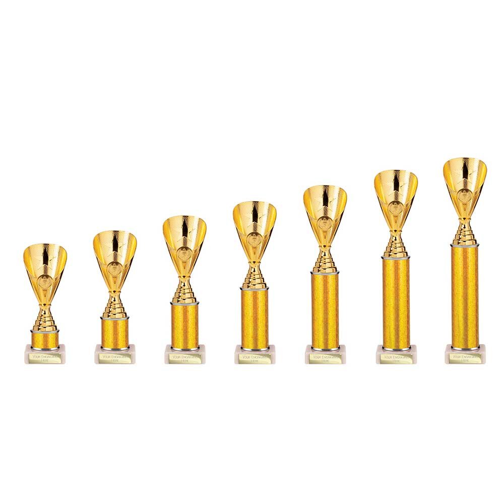 TR23567.jpg Rising Stars Plastic Trophy Gold - Image 1