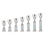 Rising Stars Plastic Trophy Silver