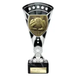 Cobra Star Cup Football Goal Keeper Silver & Black