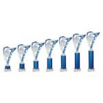 Frenzy Multisport Tube Trophy Silver & Blue