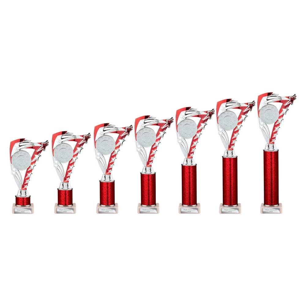 TR24520.jpg Frenzy Multisport Tube Trophy Red / Silver & Red - Image 1