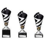 Hurricane Multisport Plastic Cup Silver & Black