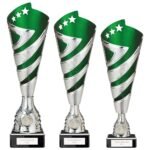 Hurricane Altitude Plastic Cup Silver & Green