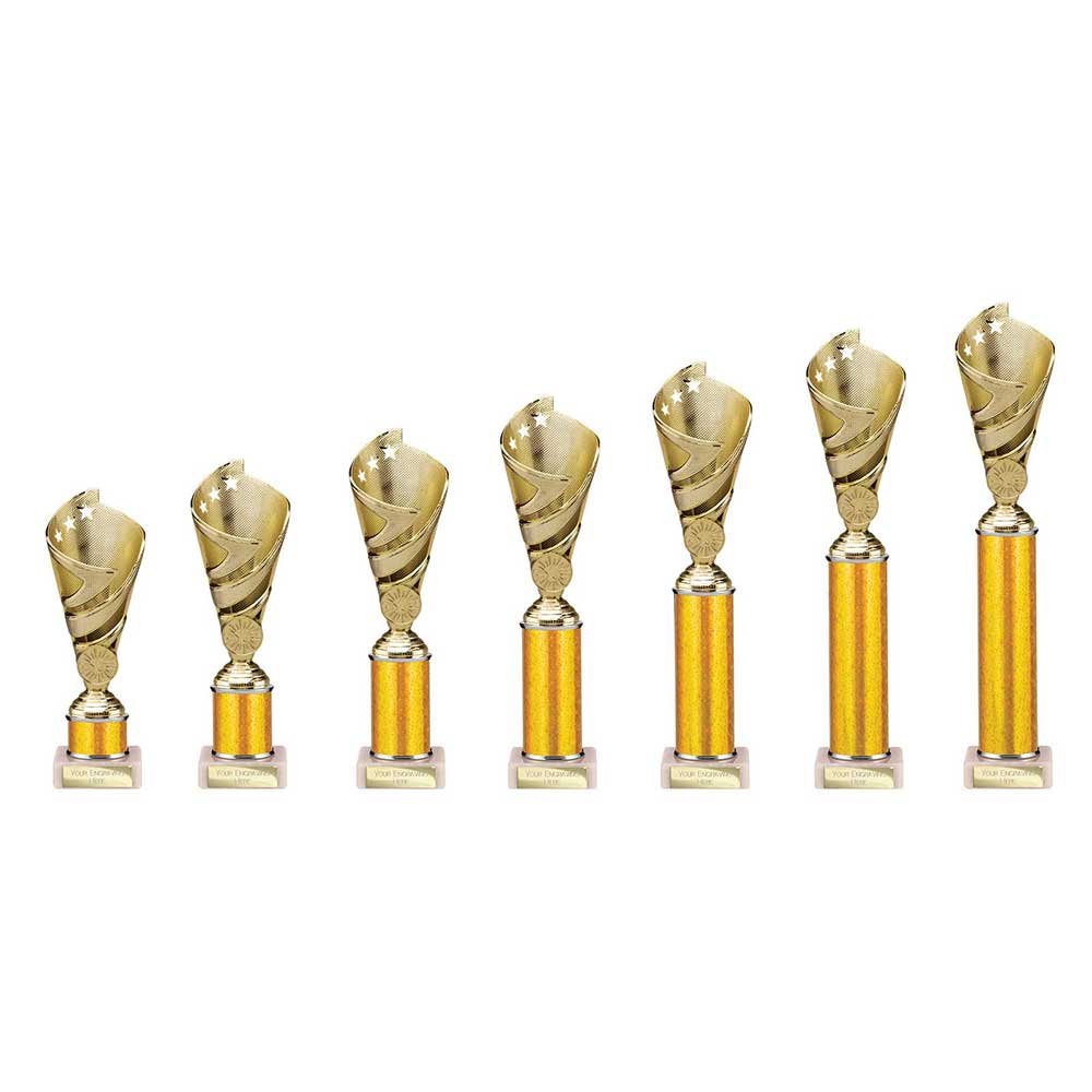 TR24539.jpg Hurricane Multisport Plastic Tube Cup Gold - Image 1