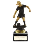Cyclone Football Player Female Black & Gold