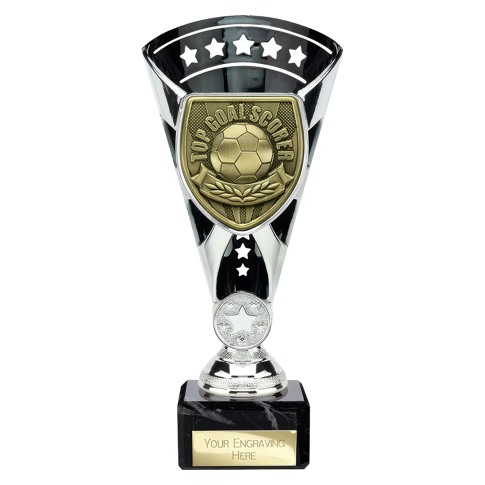 TR25114 Cobra Star Cup Top Scorer Silver & Black - Image 1
