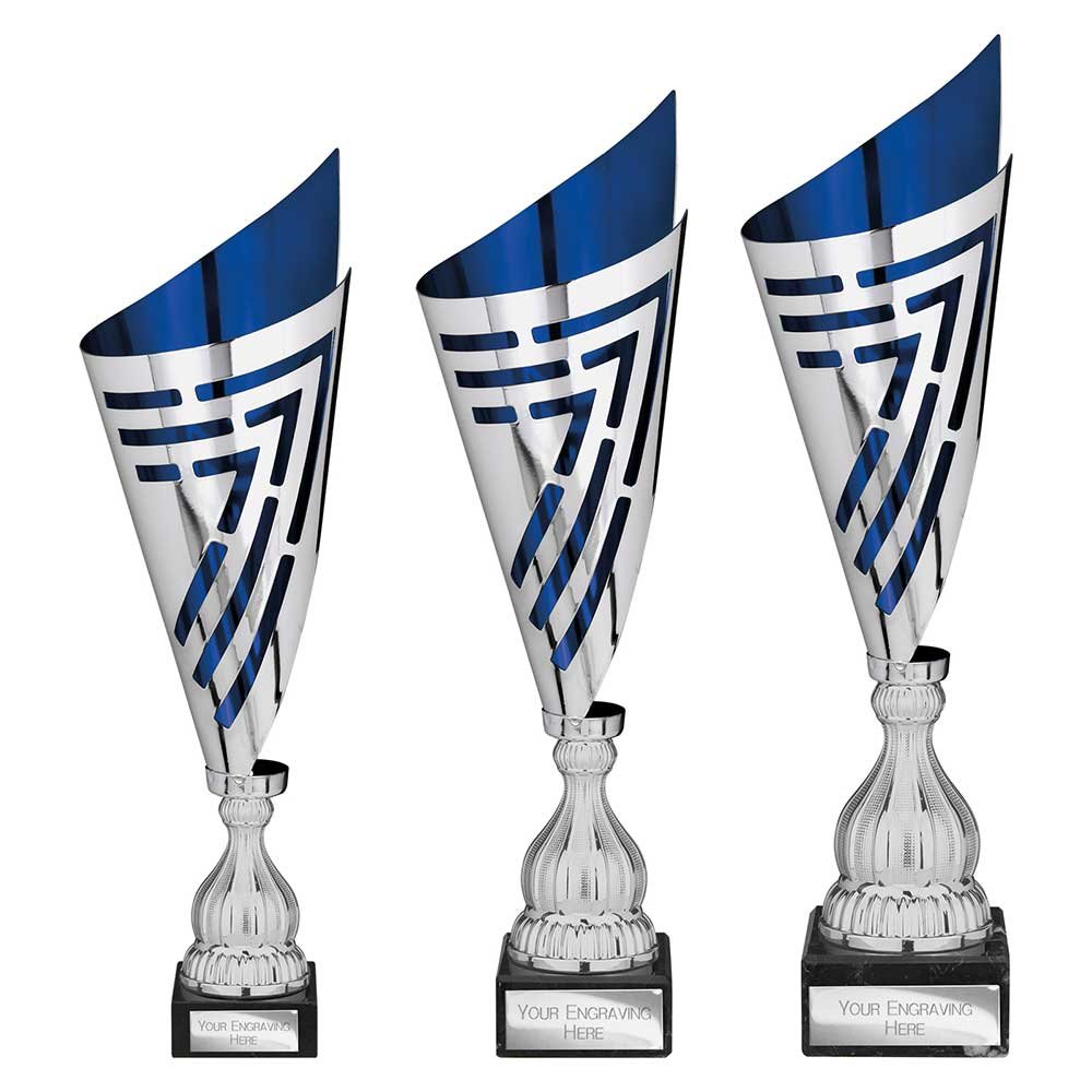 TR25531.jpg Arrow Laser Trophy Silver & Blue - Image 1