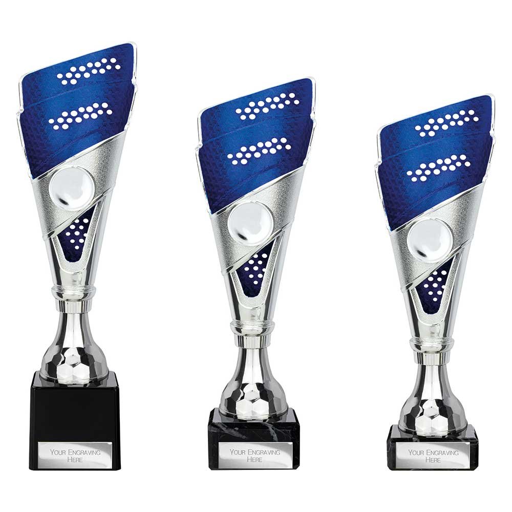 TR25547.jpg Predator Trophy Silver & Blue - Image 1