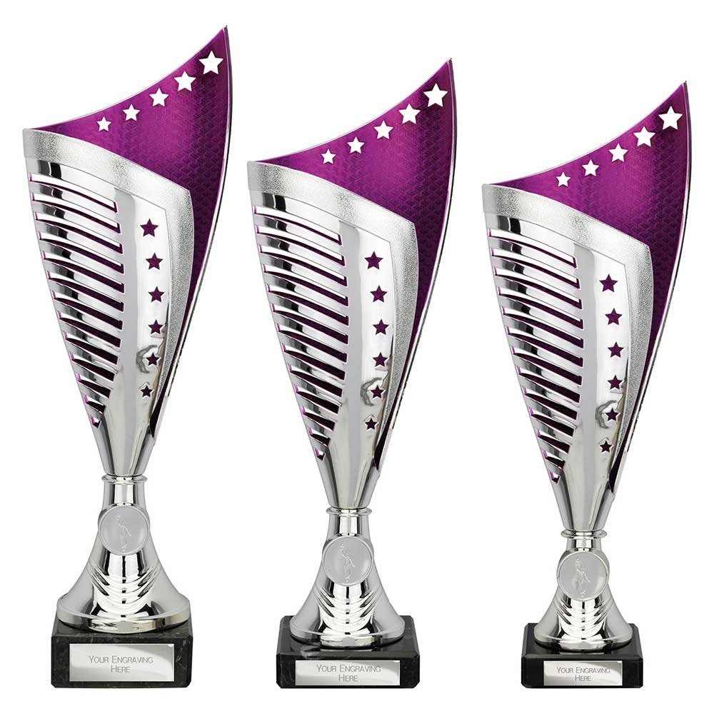 TR25556.jpg Nebula Trophy Silver & Purple - Image 1
