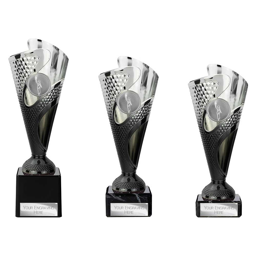 TR25563.jpg Rodeo Trophy Silver & Black - Image 1