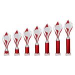 Volcano Multisport Tube Trophy Silver & Red