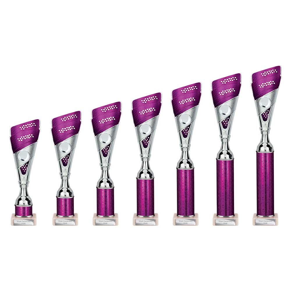 TR25588.jpg Predator Multisport Tube Trophy Silver & Purple - Image 1