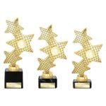 Trinity Star Multisport Plastic Trophy Gold
