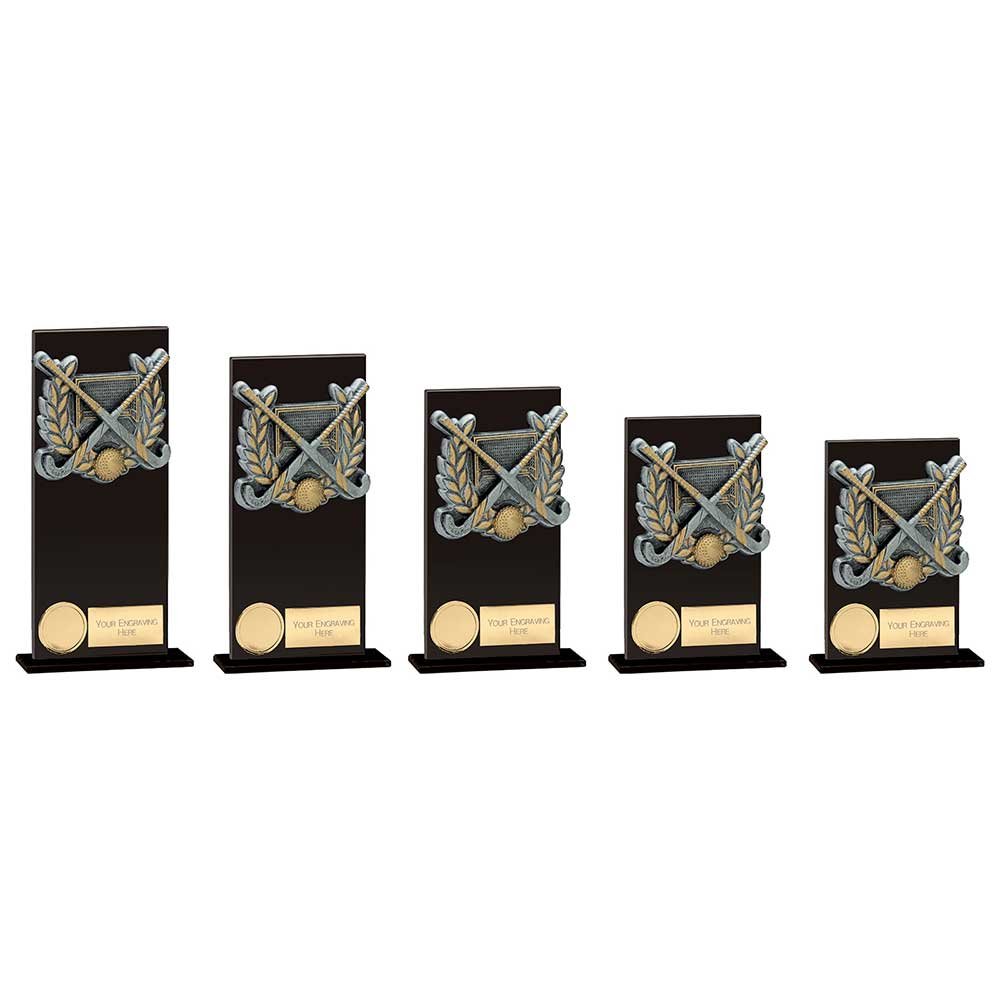 CR19190.jpg Euphoria Hero Field Hockey Glass Award - Image 1